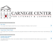 Tablet Screenshot of carnegiecenterblog.blogspot.com