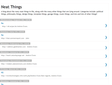 Tablet Screenshot of neatthings.blogspot.com