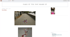 Desktop Screenshot of fakeitilyoumakeit.blogspot.com