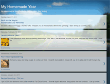 Tablet Screenshot of myhomemadeyear.blogspot.com