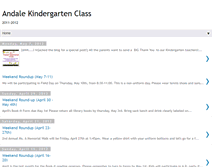 Tablet Screenshot of andalekindergarten.blogspot.com