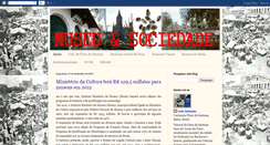 Desktop Screenshot of museuesociedade.blogspot.com