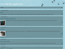 Tablet Screenshot of eveandtheappletree.blogspot.com