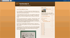 Desktop Screenshot of functionallyill.blogspot.com