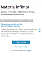 Mobile Screenshot of materiainfinita.blogspot.com