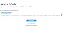 Tablet Screenshot of materiainfinita.blogspot.com