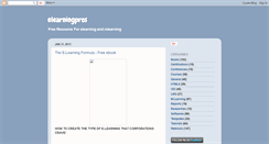 Desktop Screenshot of elearningpros.blogspot.com