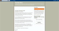 Desktop Screenshot of berniesbeebuzz.blogspot.com