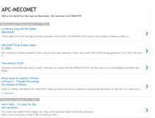Tablet Screenshot of apc-mecomet.blogspot.com