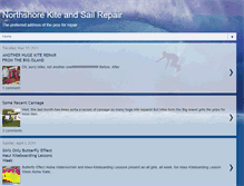 Tablet Screenshot of northshorekiteandsail.blogspot.com