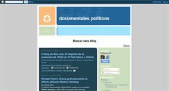 Desktop Screenshot of documentalespoliticos.blogspot.com