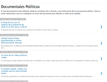 Tablet Screenshot of documentalespoliticos.blogspot.com