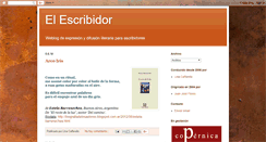 Desktop Screenshot of elescribidor.blogspot.com