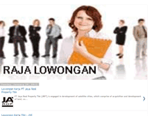 Tablet Screenshot of lowongankerja-cpnsbumn.blogspot.com