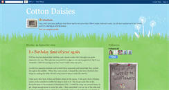 Desktop Screenshot of cottondaisies.blogspot.com