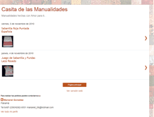 Tablet Screenshot of casitadelasmanualidades.blogspot.com