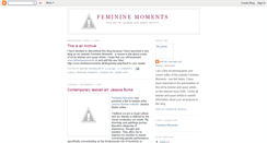 Desktop Screenshot of femininemoments.blogspot.com