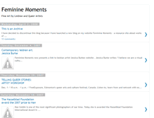 Tablet Screenshot of femininemoments.blogspot.com