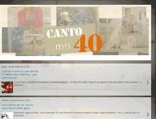 Tablet Screenshot of cantomiscuarenta.blogspot.com
