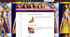 Desktop Screenshot of lingerie-models.blogspot.com