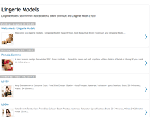 Tablet Screenshot of lingerie-models.blogspot.com