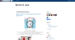 Desktop Screenshot of bertieandjack.blogspot.com