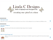 Tablet Screenshot of linda-scrappingcorner.blogspot.com