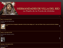 Tablet Screenshot of hermandadesvilladelrio.blogspot.com