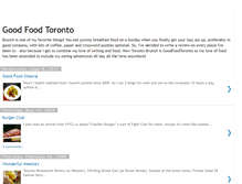Tablet Screenshot of goodfoodtoronto.blogspot.com