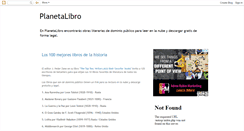 Desktop Screenshot of planetalibro.blogspot.com