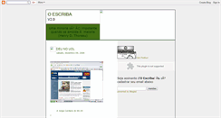 Desktop Screenshot of oescriba.blogspot.com