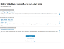 Tablet Screenshot of batiklasemtokorame.blogspot.com