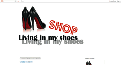 Desktop Screenshot of livinginmyshoesshop.blogspot.com