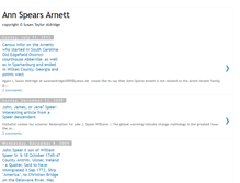 Tablet Screenshot of ann-spears-arnett.blogspot.com