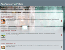 Tablet Screenshot of apartamenty-w-polsce.blogspot.com