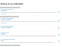 Tablet Screenshot of musicaentuordenador.blogspot.com