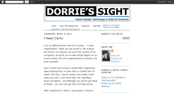 Desktop Screenshot of dorriessight.blogspot.com