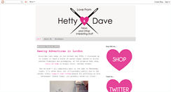 Desktop Screenshot of lovefromhettyanddave.blogspot.com