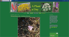 Desktop Screenshot of aplantaday.blogspot.com