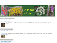Tablet Screenshot of aplantaday.blogspot.com
