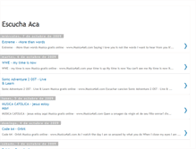 Tablet Screenshot of escuchaaca.blogspot.com