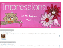 Tablet Screenshot of impressionsbyrochelle.blogspot.com