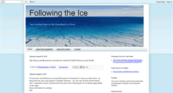 Desktop Screenshot of followingtheice.blogspot.com