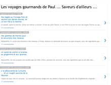 Tablet Screenshot of lesvoyagesgourmandsdepaul.blogspot.com