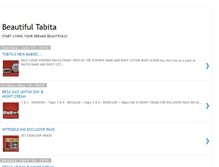 Tablet Screenshot of beautifultabita.blogspot.com