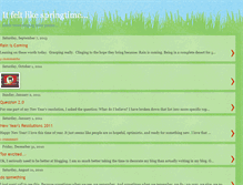 Tablet Screenshot of itfeltlikespringtime.blogspot.com