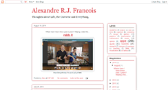 Desktop Screenshot of alexandrefrancois.blogspot.com