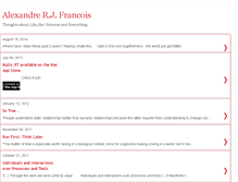 Tablet Screenshot of alexandrefrancois.blogspot.com