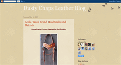 Desktop Screenshot of dustychapsleather.blogspot.com