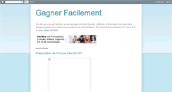 Desktop Screenshot of gagnerfacilo.blogspot.com